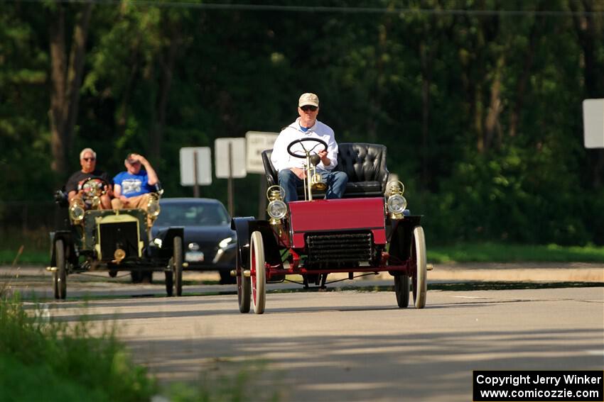 Tim Wiggins' 1904 Ford and Dave Shadduck's 1907 Ford