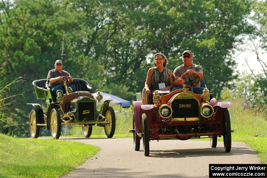 Paul Schaefer's 1909 Brush and Pat McDivitt's 1906 Ford Model F
