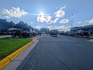 An overall view of the finish at New Brighton's Stockyard Days.
