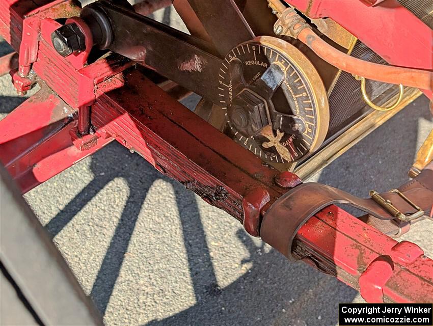 Spring adjuster on Rob Heyen's 1907 Ford Model K