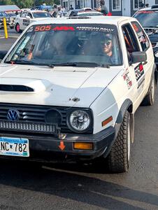 Josh Nykanen / Corey Morris VW GTI at parc expose at Soo Pass Ranch.