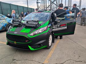 Nick Tippman / David Tippman Ford Fiesta ST at parc expose at Soo Pass Ranch.