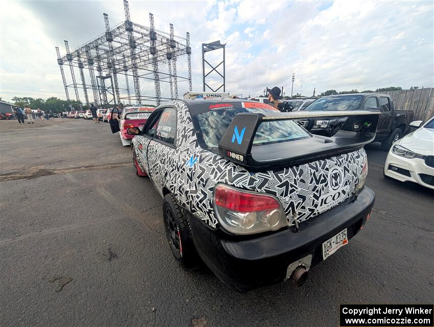Peter Farrow / Jackson Sedivy Subaru WRX at parc expose at Soo Pass Ranch.