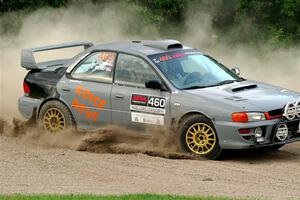 Josh Kemp / Danielle Kemp Subaru Impreza on SS1, Soo Pass I.