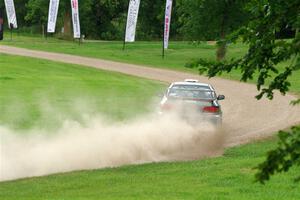 Josh Kemp / Danielle Kemp Subaru Impreza on SS1, Soo Pass I.