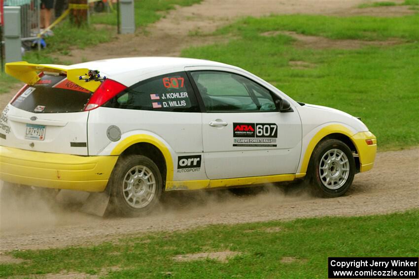 Drake Willis / Jacob Kohler Ford Focus ZX3 on SS1, Soo Pass I.