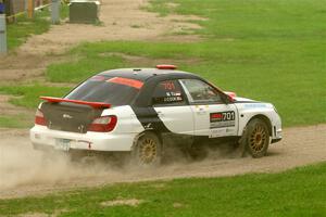 Jason Cook / Maggie Tu Subaru WRX on SS1, Soo Pass I.