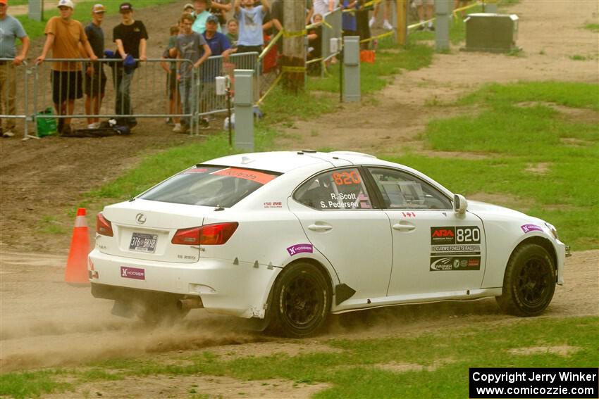 Scott Pedersen / Ryan Scott Lexus IS250 on SS1, Soo Pass I.
