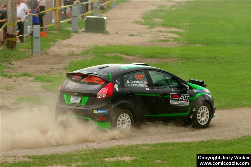 Nick Tippman / David Tippman Ford Fiesta ST on SS1, Soo Pass I.