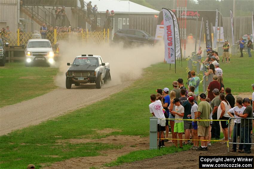 Scott Parrott / Shawn Silewski Chevy S-10 on SS1, Soo Pass I.