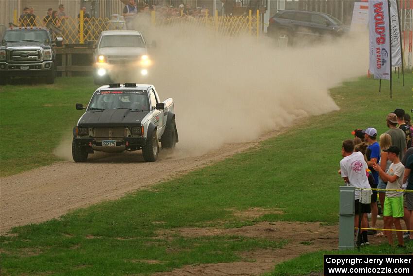 Scott Parrott / Shawn Silewski Chevy S-10 on SS1, Soo Pass I.