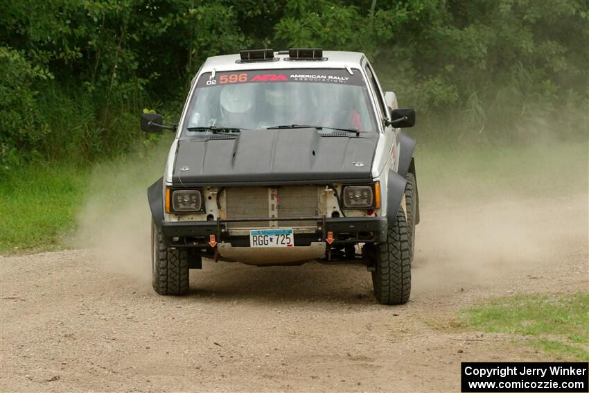 Scott Parrott / Shawn Silewski Chevy S-10 on SS1, Soo Pass I.