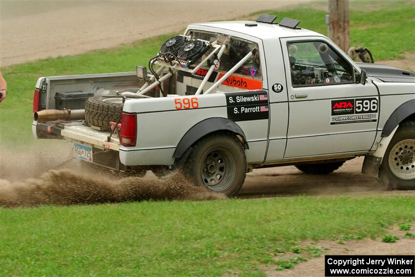 Scott Parrott / Shawn Silewski Chevy S-10 on SS1, Soo Pass I.