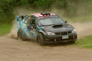 Matt James / Jackie James Subaru Impreza on SS1, Soo Pass I.