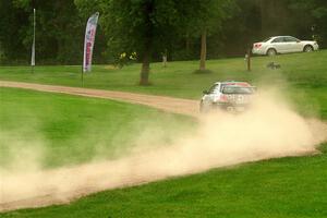 Peter Farrow / Jackson Sedivy Subaru WRX on SS1, Soo Pass I.