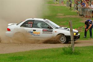 Jack Nelson / Isaac Zink Subaru Impreza on SS1, Soo Pass I.