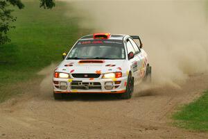 Richard Donovan / Greg Donovan Subaru Impreza on SS1, Soo Pass I.