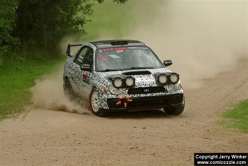 Peter Farrow / Jackson Sedivy Subaru WRX on SS1, Soo Pass I.