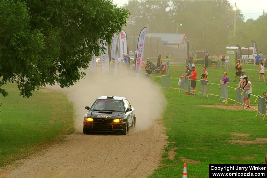 Jack Nelson / Isaac Zink Subaru Impreza on SS1, Soo Pass I.