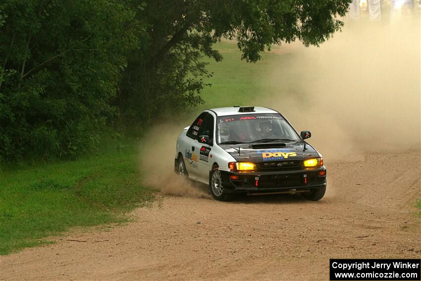 Jack Nelson / Isaac Zink Subaru Impreza on SS1, Soo Pass I.