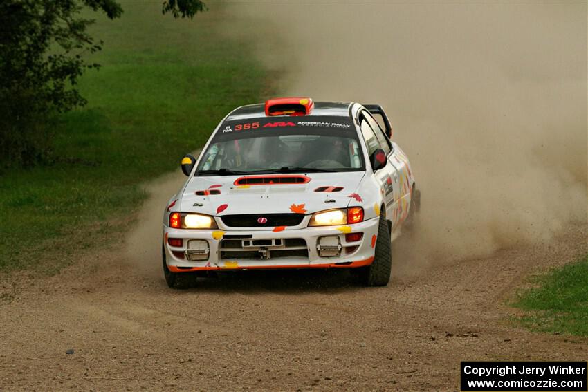 Richard Donovan / Greg Donovan Subaru Impreza on SS1, Soo Pass I.