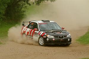 Scott Crouch / Elizabeth Crouch Subaru WRX on SS1, Soo Pass I.