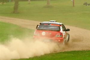 Scott Crouch / Elizabeth Crouch Subaru WRX on SS1, Soo Pass I.