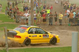 Steve Gingras / Katie Gingras Subaru Impreza on SS1, Soo Pass I.