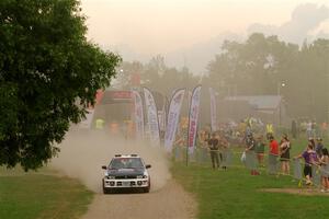 Aidan Hicks / John Hicks Subaru Impreza Wagon on SS1, Soo Pass I.