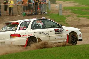 Aidan Hicks / John Hicks Subaru Impreza Wagon on SS1, Soo Pass I.