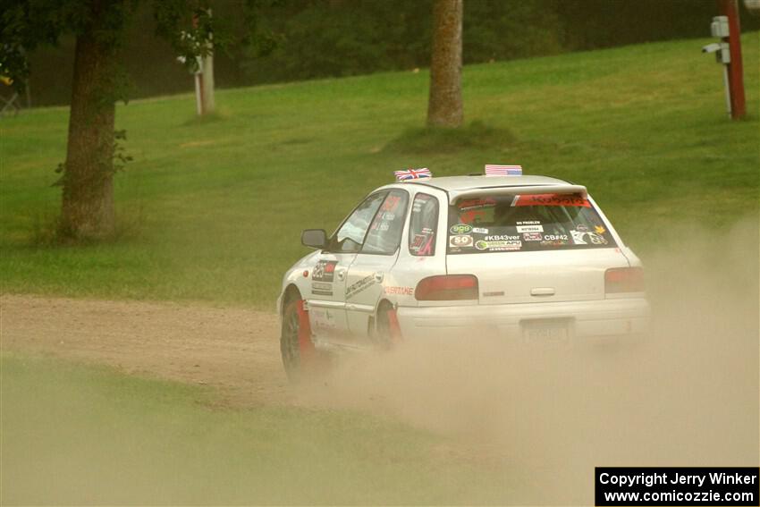 Aidan Hicks / John Hicks Subaru Impreza Wagon on SS1, Soo Pass I.