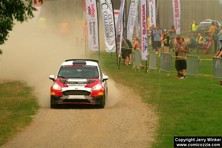Madelyn Tabor / Sophia McKee Ford Fiesta Rally3 on SS1, Soo Pass I.