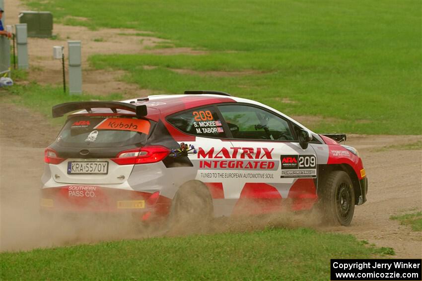 Madelyn Tabor / Sophia McKee Ford Fiesta Rally3 on SS1, Soo Pass I.