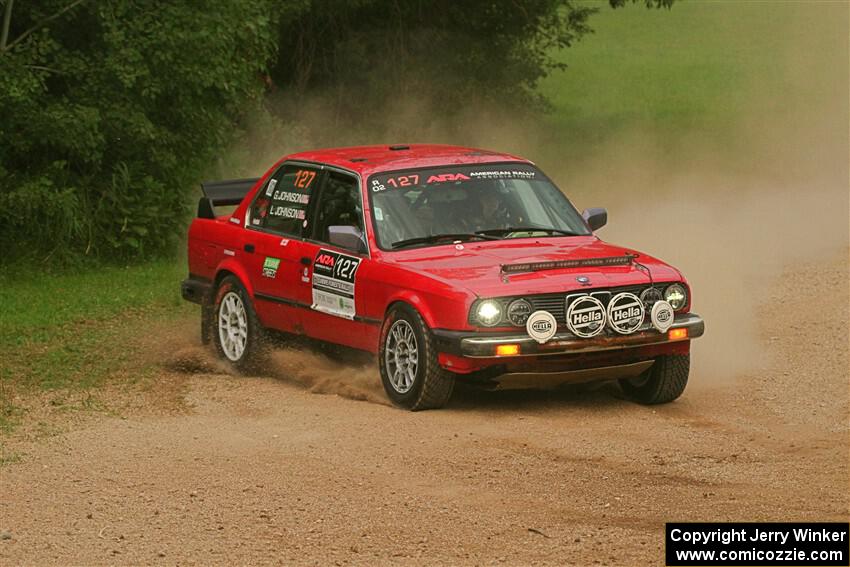 Levi Johnson / Griffin Johnson BMW 325e on SS1, Soo Pass I.
