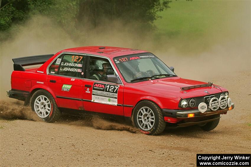 Levi Johnson / Griffin Johnson BMW 325e on SS1, Soo Pass I.