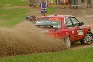 Levi Johnson / Griffin Johnson BMW 325e on SS1, Soo Pass I.