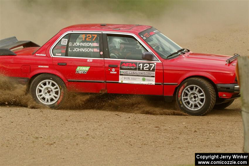 Levi Johnson / Griffin Johnson BMW 325e on SS1, Soo Pass I.