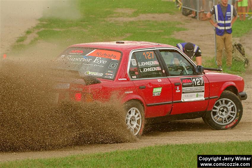 Levi Johnson / Griffin Johnson BMW 325e on SS1, Soo Pass I.