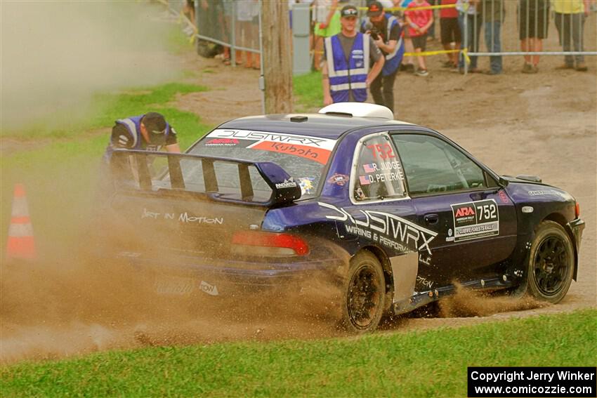 Dusty Peterke / Robert Judge Subaru Impreza on SS1, Soo Pass I.
