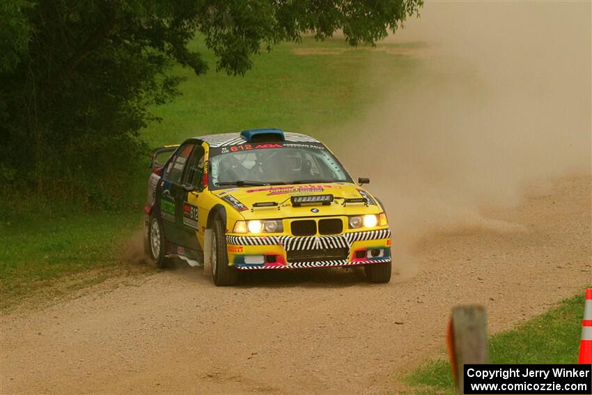 Matt Nykanen / Lars Anderson BMW 328i on SS1, Soo Pass I.