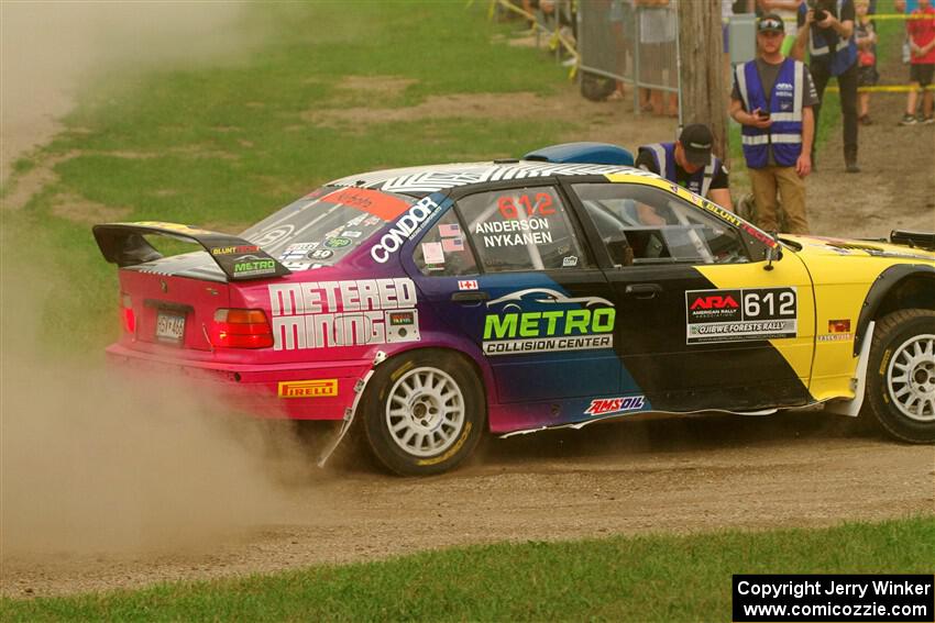 Matt Nykanen / Lars Anderson BMW 328i on SS1, Soo Pass I.