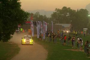 Vincent Trudel / Glen Ray Subaru WRX STi on SS1, Soo Pass I.