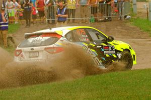 Vincent Trudel / Glen Ray Subaru WRX STi on SS1, Soo Pass I.