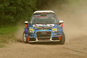 Roberto Yglesias / David Ma Audi A1 Maxx Rally on SS1, Soo Pass I.