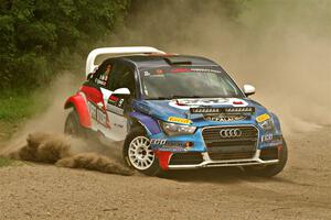Roberto Yglesias / David Ma Audi A1 Maxx Rally on SS1, Soo Pass I.