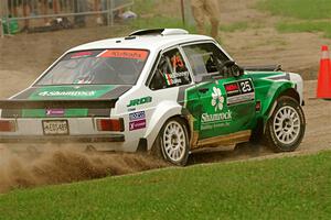 Seamus Burke / Gary McElhinney Ford Escort Mk II on SS1, Soo Pass I.