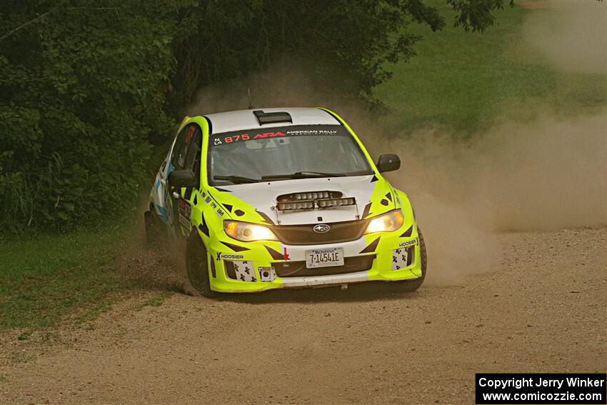 Vincent Trudel / Glen Ray Subaru WRX STi on SS1, Soo Pass I.