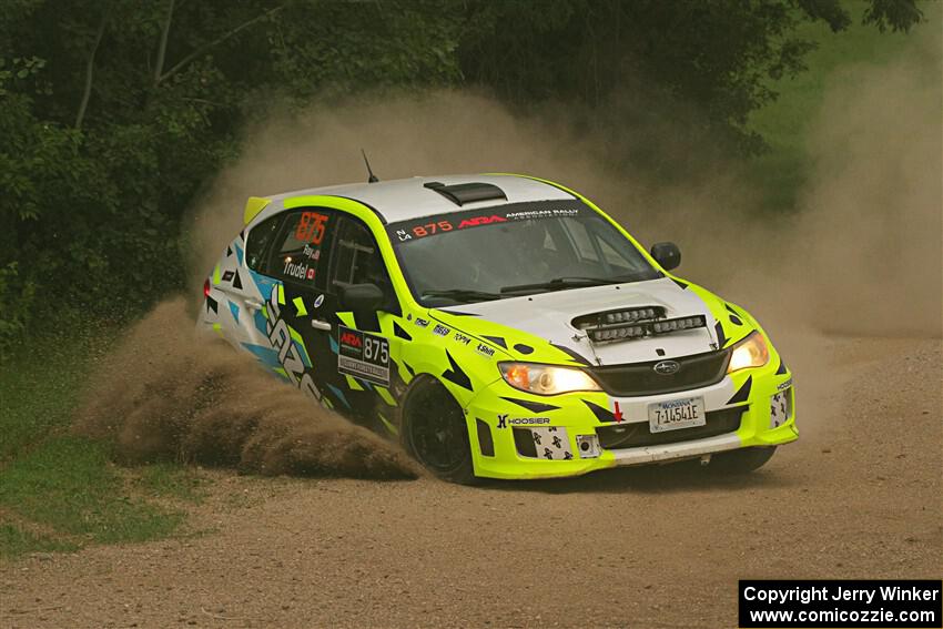 Vincent Trudel / Glen Ray Subaru WRX STi on SS1, Soo Pass I.