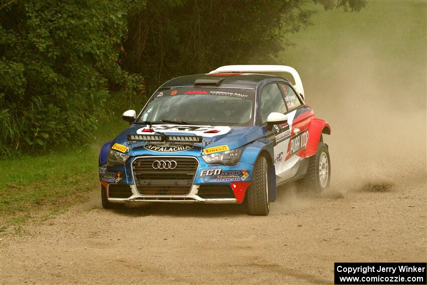 Roberto Yglesias / David Ma Audi A1 Maxx Rally on SS1, Soo Pass I.
