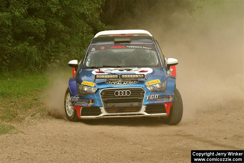 Roberto Yglesias / David Ma Audi A1 Maxx Rally on SS1, Soo Pass I.